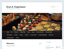 Tablet Screenshot of evanfeigenbaum.com